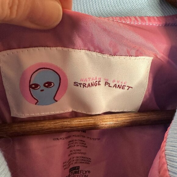 NWT Strange Planet bomber Jacket Windbreaker Sz M - Picture 5 of 11